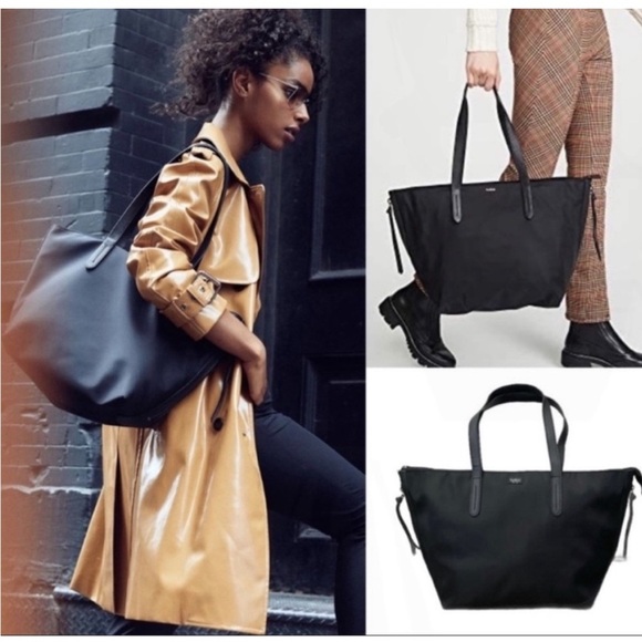 BOTKIER NEW YORK Bond Black Tote Double handle Bag - Picture 1 of 12